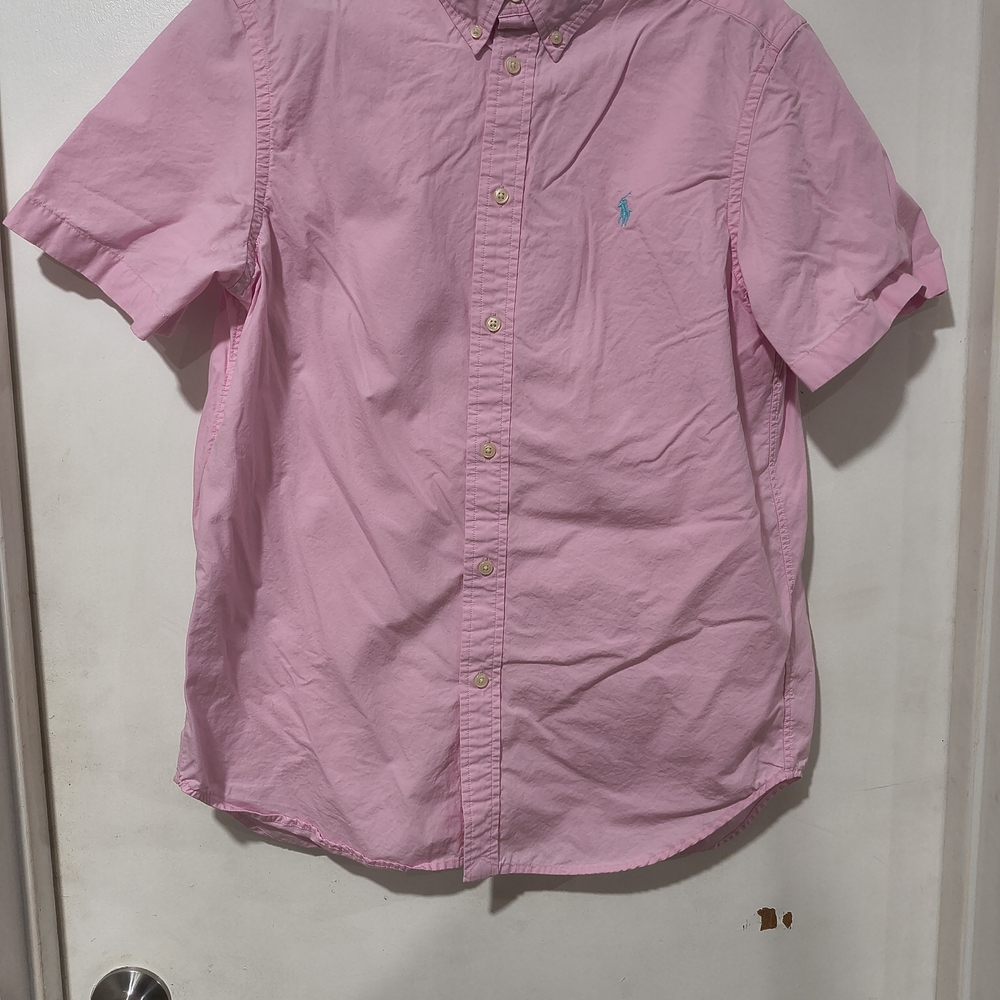 Ralph Lauren Pink Short Sleeve Boys Shirt